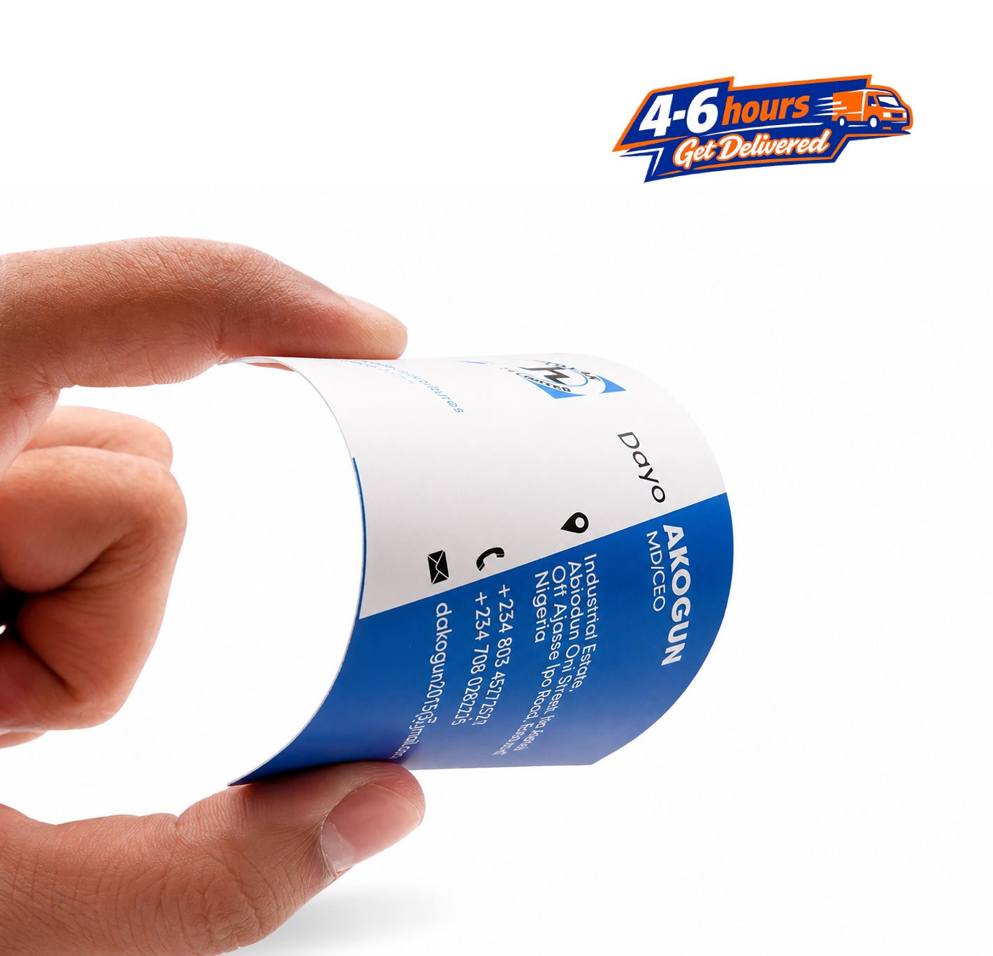 Premium PVC Plastic Business Cards | Waterproof & Tear-Resistant