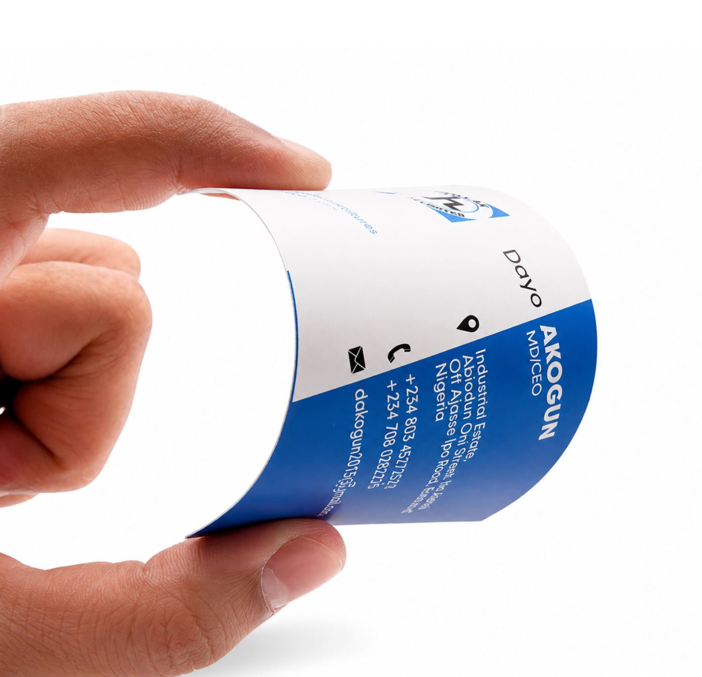 Premium PVC Plastic Business Cards | Waterproof & Tear-Resistant - Image 2